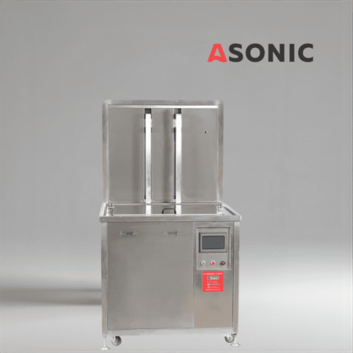 ASONIC IND-2000 Pneumatiskt ultraljudsrengöringssystem för användning inom bil-, flyg- och industriproduktion.