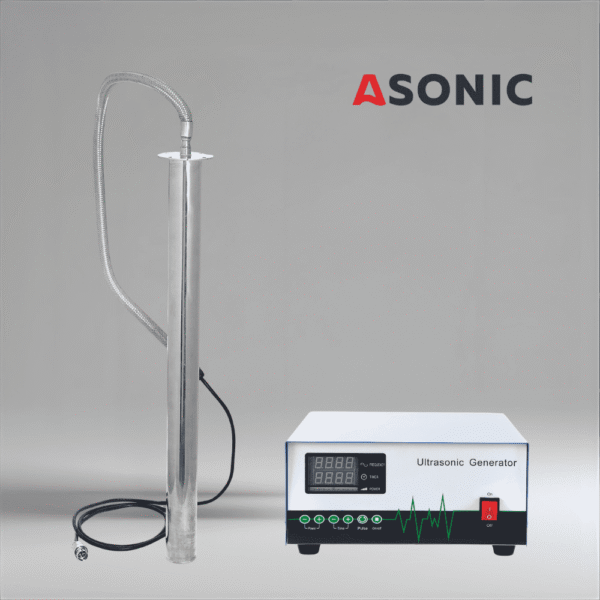 ASONIC IND-ROD industriell ultraljudstav, högpresterande tillbehör för kraftfull och jämn rengöring i stora tankar.