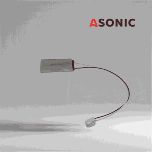 ASONIC 100W platt värmare avsedd för montering på ultraljudsrengöringsreservoarer för temperaturreglering.