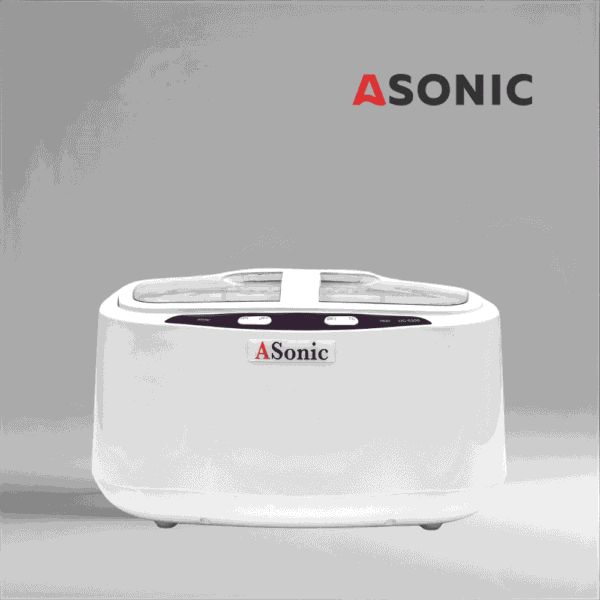 ASONIC HOME-2500 ultraljudsbad, professionell rengörare för större föremål och hushållstillämpningar.