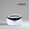 ASONIC HOME-650 ultraljudsrengörare, bärbart system för hushåll som behöver pålitlig rengöring av tillbehör.