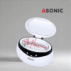 ASONIC HOME-650 ultraljudsrengörare, kompakt bad för smycken, glasögon och daglig hushållsrengöring.