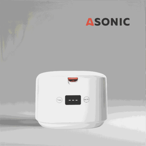 ASONIC HOME-dent ultraljudsrengörare för tandläkarinstrument, smycken och små tillbehör, kompakt och effektiv.