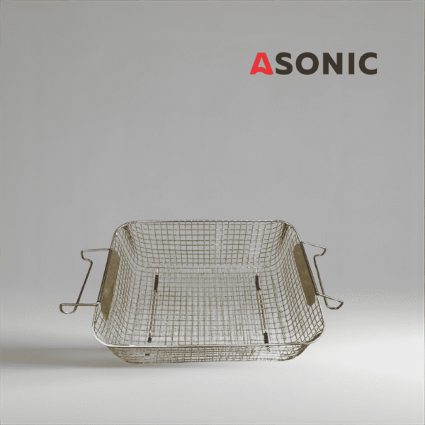ASONIC IND-100 Ultraljudsrengöringskorg – Tillbehör i rostfritt stål