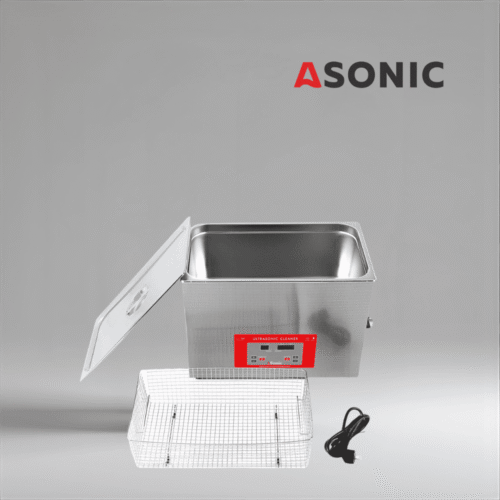 ASONIC PRO-300-2 ASONIC PRO-300 ultraljudsrengöringsmaskin i rostfritt stål med digitala reglage