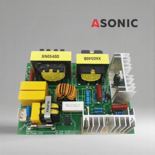 ASONIC PROmodel PCB 60W 40kHz, pålitligt ersättningskort för ultraljudsrengöringssystem med jämn effekt.