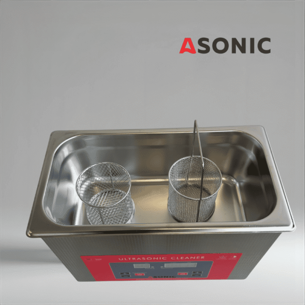 ASONIC ROUND-BASKET ultraljudsrengöringstillbehör för säker rengöring