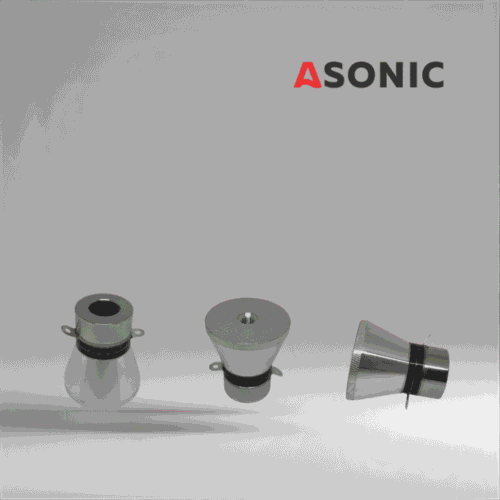ASONIC ultraljudsgivare 28 kHz 60 W, kraftfull komponent avsedd för industriella ultraljudsrengörare.