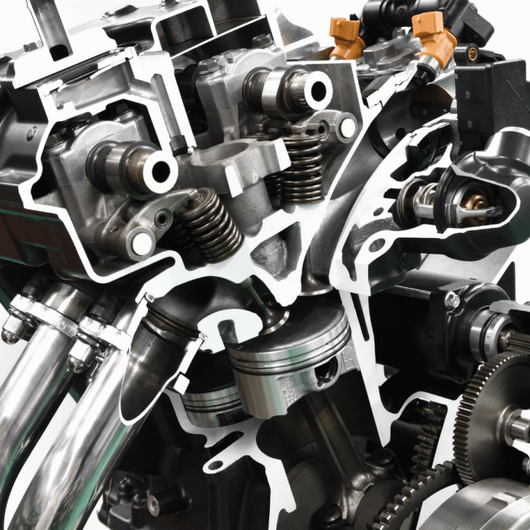 Motordel som illustrerar hur industriella ultraljudsrengörare avlägsnar olja, fett och kolavlagringar.