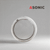ASONIC inox medium rund korg Ø75 mm, utformad för ultraljudsrengörare för säker förvaring av smycken, verktyg och små komponenter.